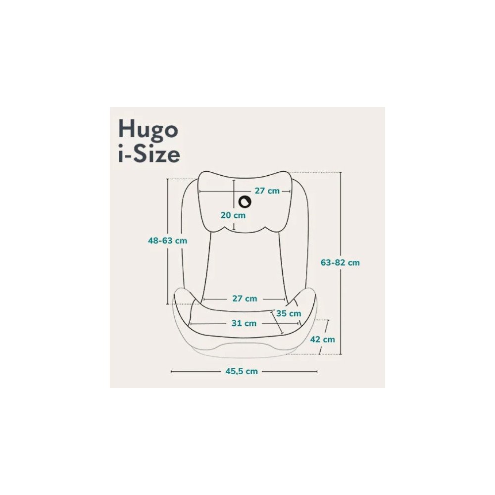 LO-HUGO I-SIZE BLACK GREY