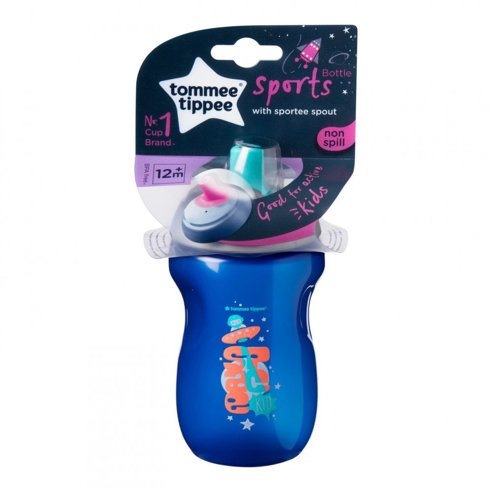 TOMMEE TIPPEE sportinė gertuvė, 12 mėn+, 447157-Maitinimui, Indai, įrankiai, gertuvės, Puodeliai, gertuvės-e-vaikas