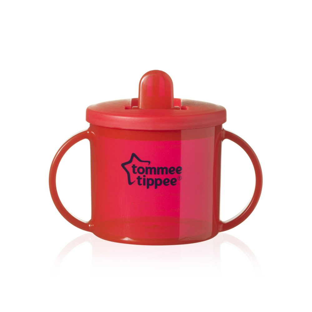 TOMMEE TIPPEE puodelis FIRST CUP, 4 mėn.+, 190 ml, 43111055-Maitinimui, Indai, įrankiai, gertuvės, Puodeliai, gertuvės-e-vaikas