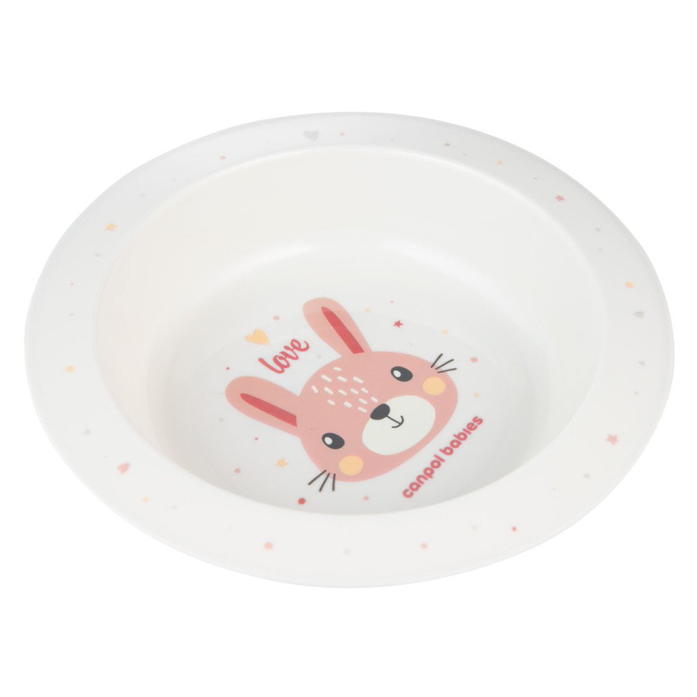 CANPOL BABIES plastikinis dubenėlis CUTE ANIMALS, 270 ml, 4/412_pin2-Maitinimui, Indai, įrankiai, gertuvės, Lėkštės-e-vaikas