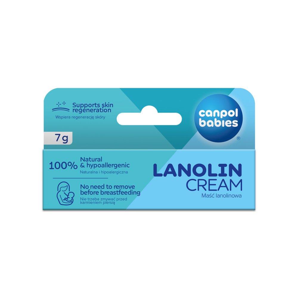 CANPOL BABIES lanolino kremas spenialiams, 7 g, 14/000