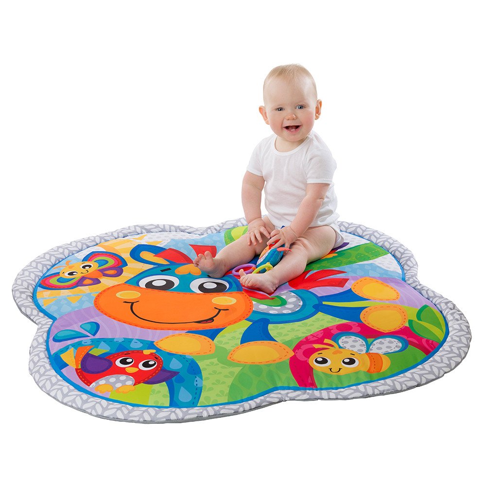 PLAYGRO muzikinis žaidimų kilimėlis Clip Clop Activity Gym, 0186991-Žaislai, Kūdikiams, Lavinamieji kilimėliai-e-vaikas