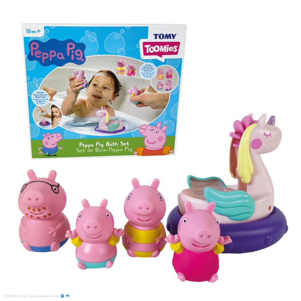 TOOMIES vonios žaislas Peppa Pig, E73319-Žaislai, Vonios žaislai-e-vaikas