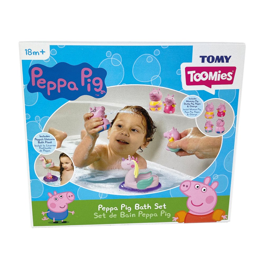 TOOMIES vonios žaislas Peppa Pig, E73319-Žaislai, Vonios žaislai-e-vaikas