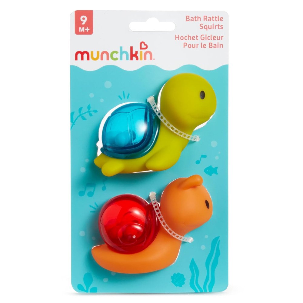 MUNCHKIN vonios žaislas, Bath Rattle Squirts, 9 mėn.+, 2 vnt.