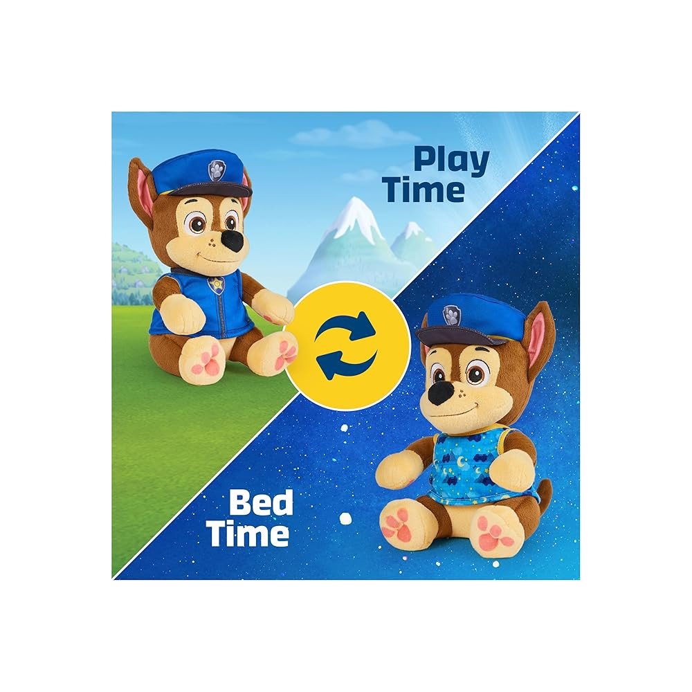 PAW PATROL pliušinis žaislas Chase, 6069883-Žaislai, Minkšti žaislai-e-vaikas