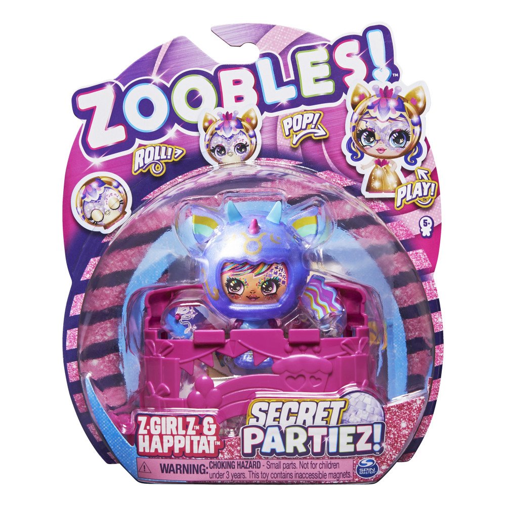 ZOOBLES figūrėlė Girls Secret Partiez, 2 serija, asort.