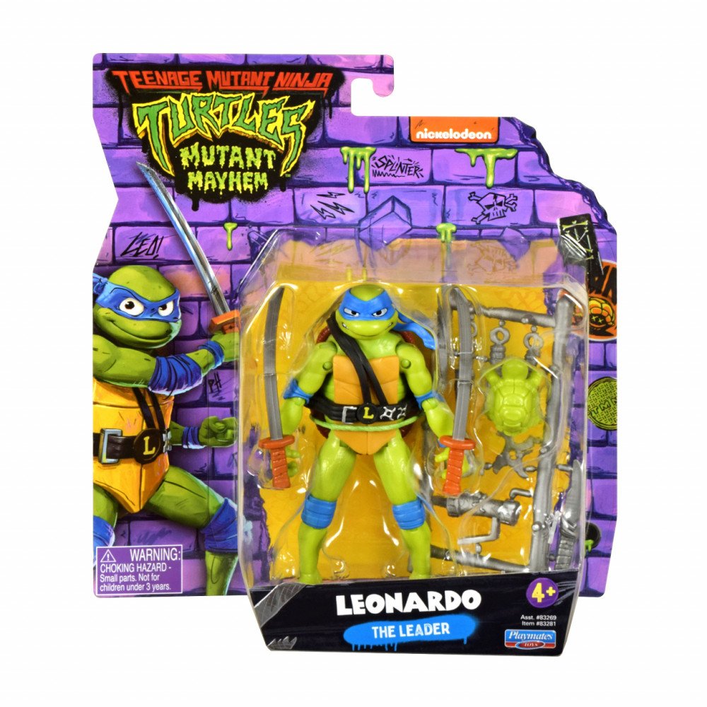 TMNT figūrėlė Leonardo, 83281-Žaislai, Figūrėlės ir herojai-e-vaikas