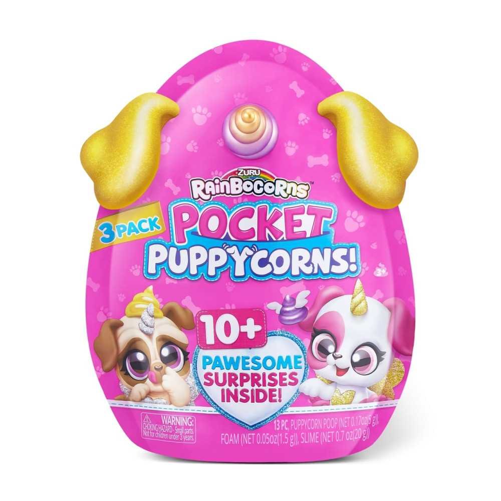 RAINBOCORNS figūrėlė su aksesuarais Pocket Puppycorn, 1 serija, 10 aksesuarų, 9284-Žaislai, Figūrėlės ir herojai-e-vaikas