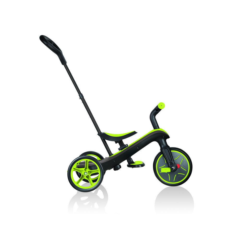 GLOBBER triratukas Trike Explorer 4in1, žalias, 632-106-2-Judėjimui, Triratukai vaikams-e-vaikas