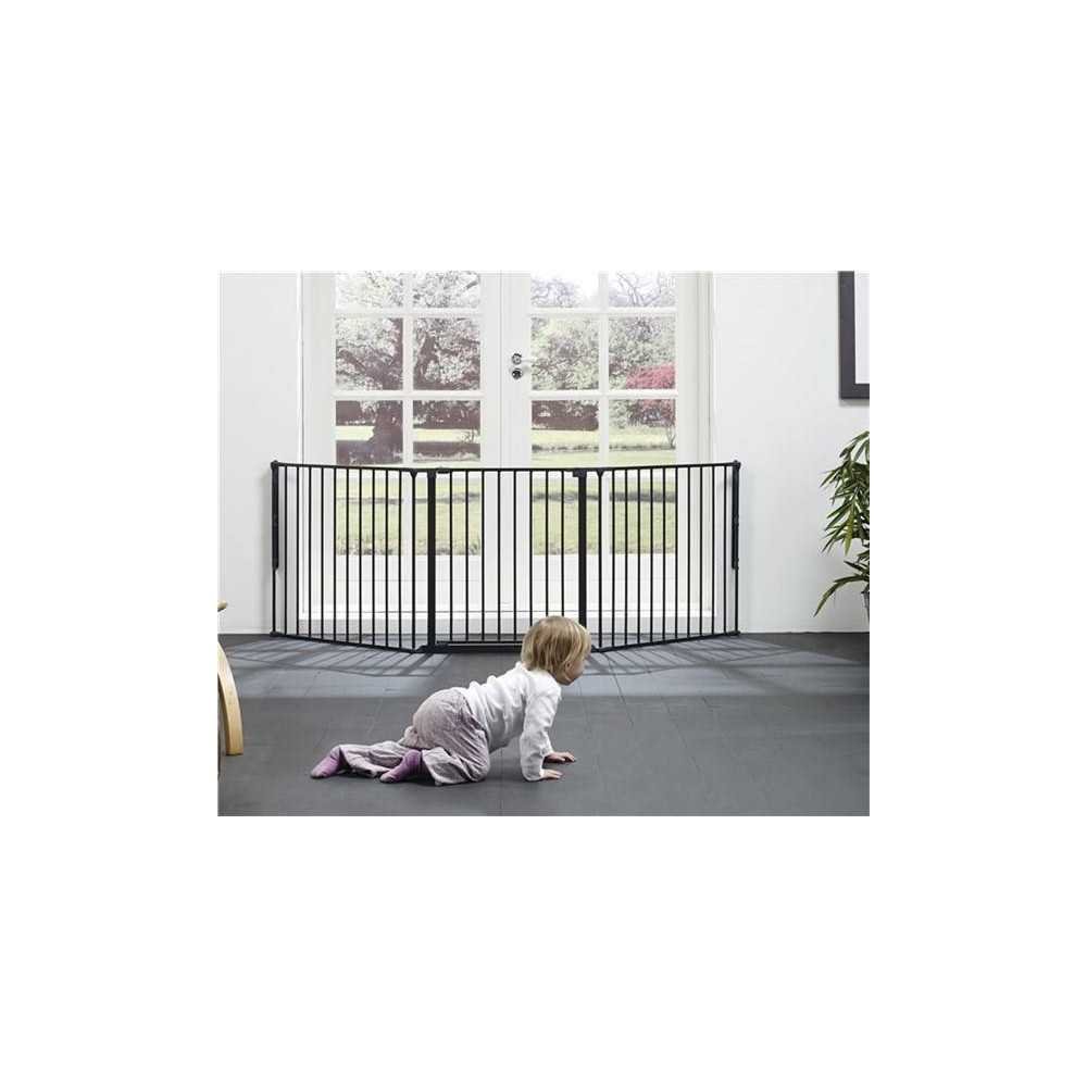 Baby Dan - Safety gate FLEX L, black