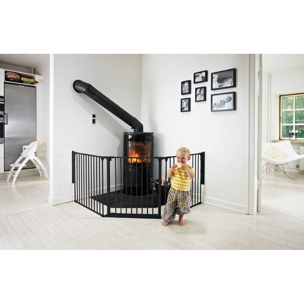 Baby Dan - Safety gate FLEX L, black