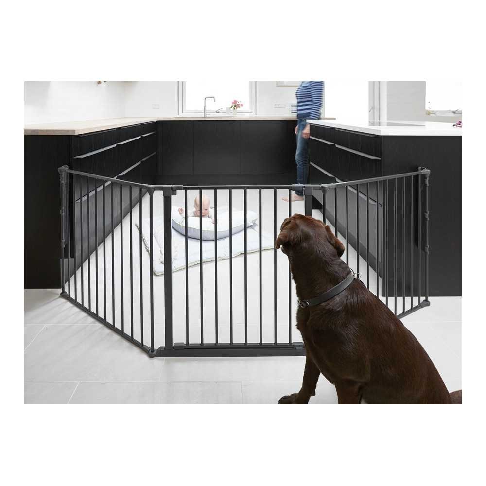 Baby Dan - Safety gate FLEX L, black