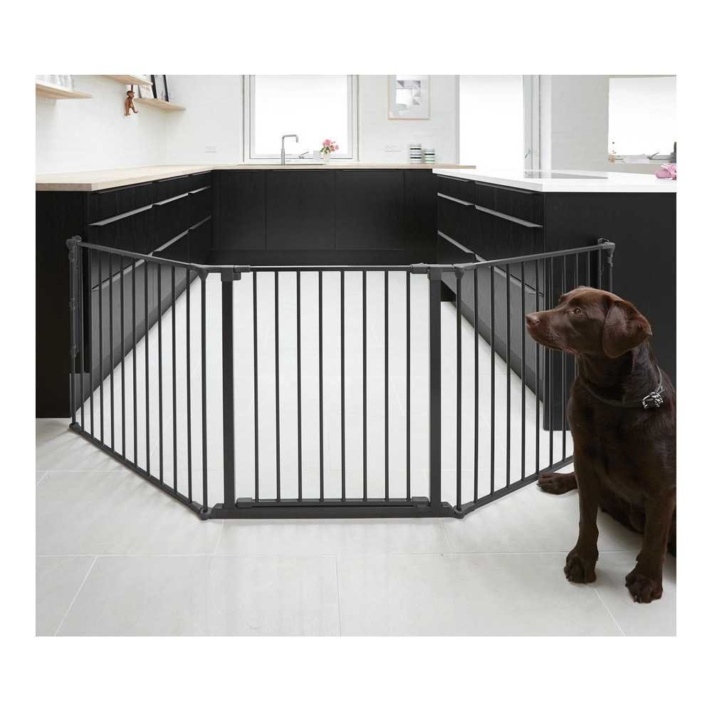 Baby Dan - Safety gate FLEX L, black