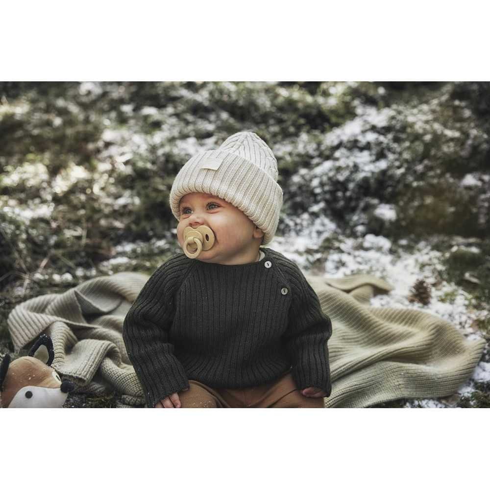 Elodie Details - Wool Beanies Lily White 2-3 years