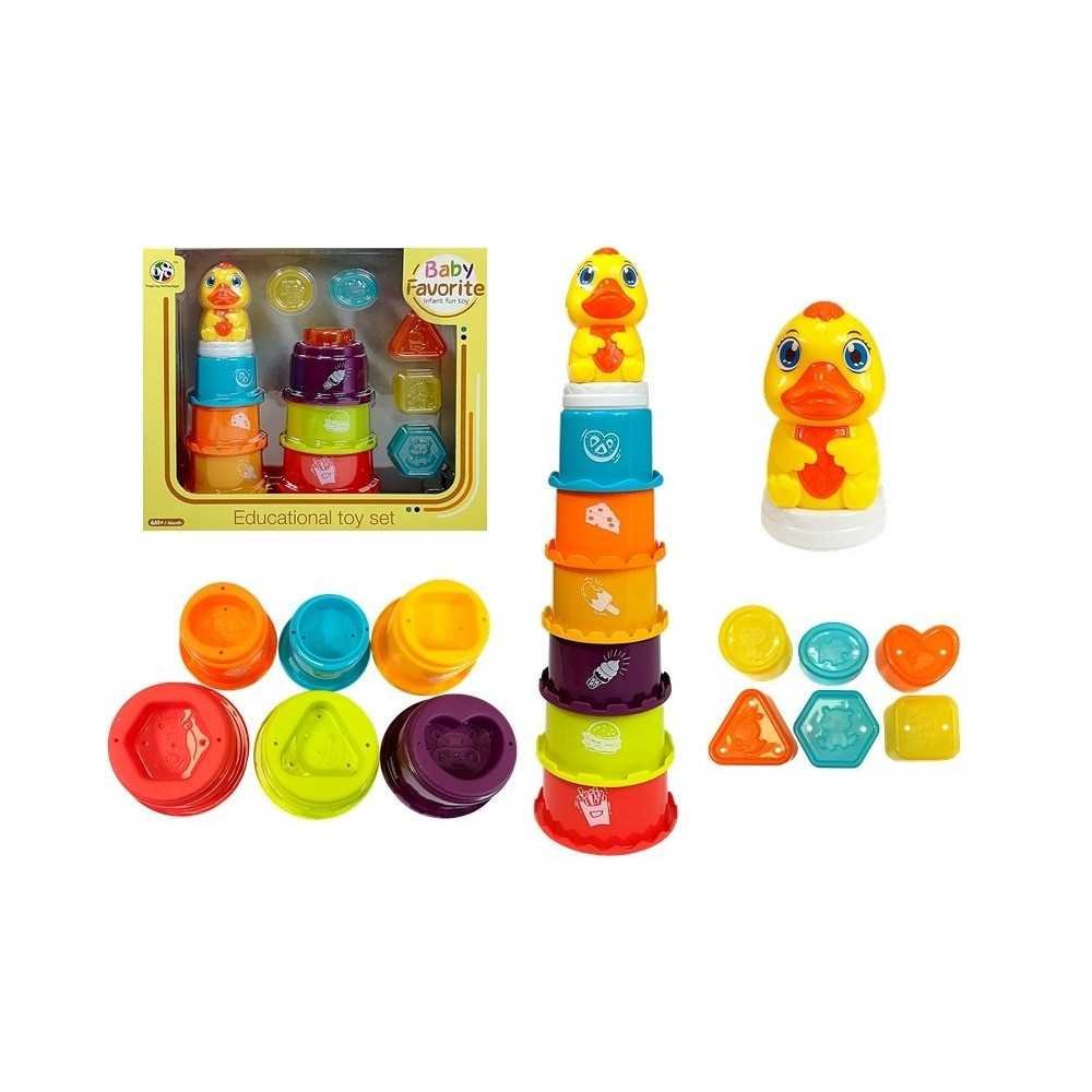 Educational Pyramid For Children Build a Tower, Sorter, Playing in the water