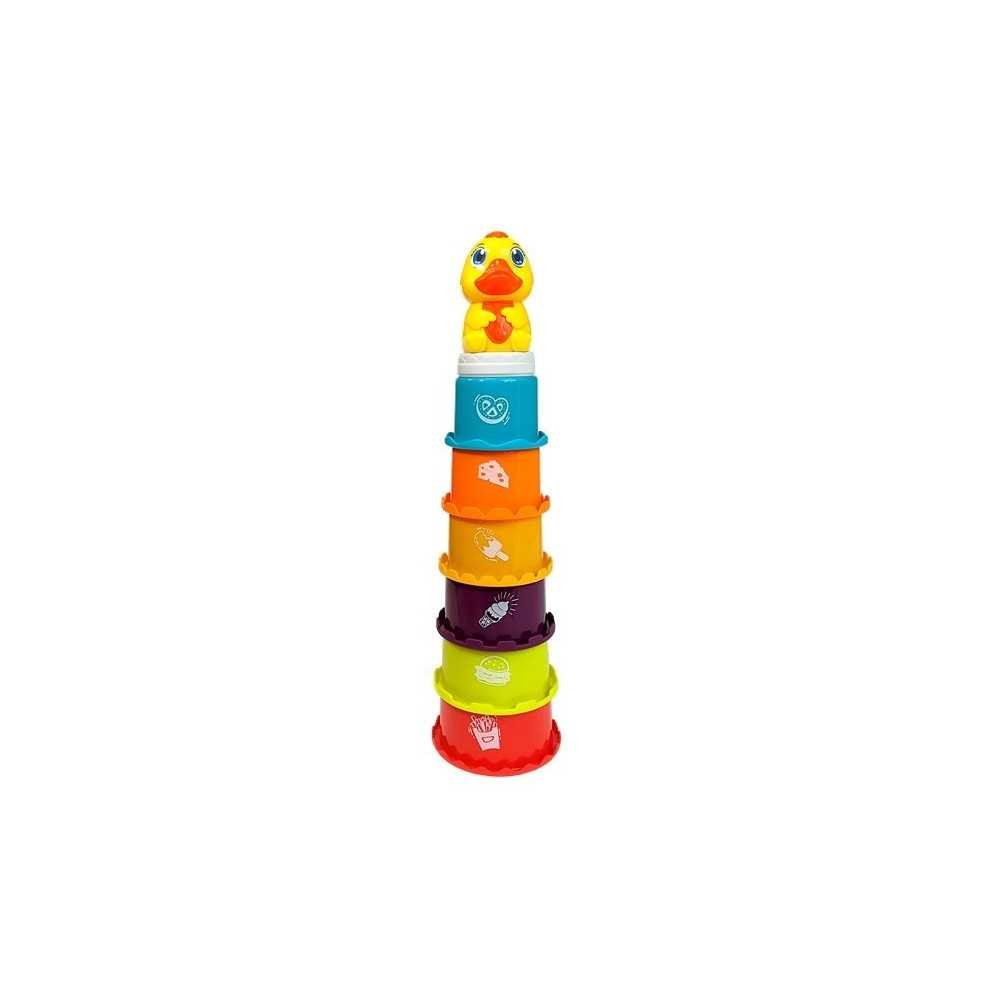 Educational Pyramid For Children Build a Tower, Sorter, Playing in the water