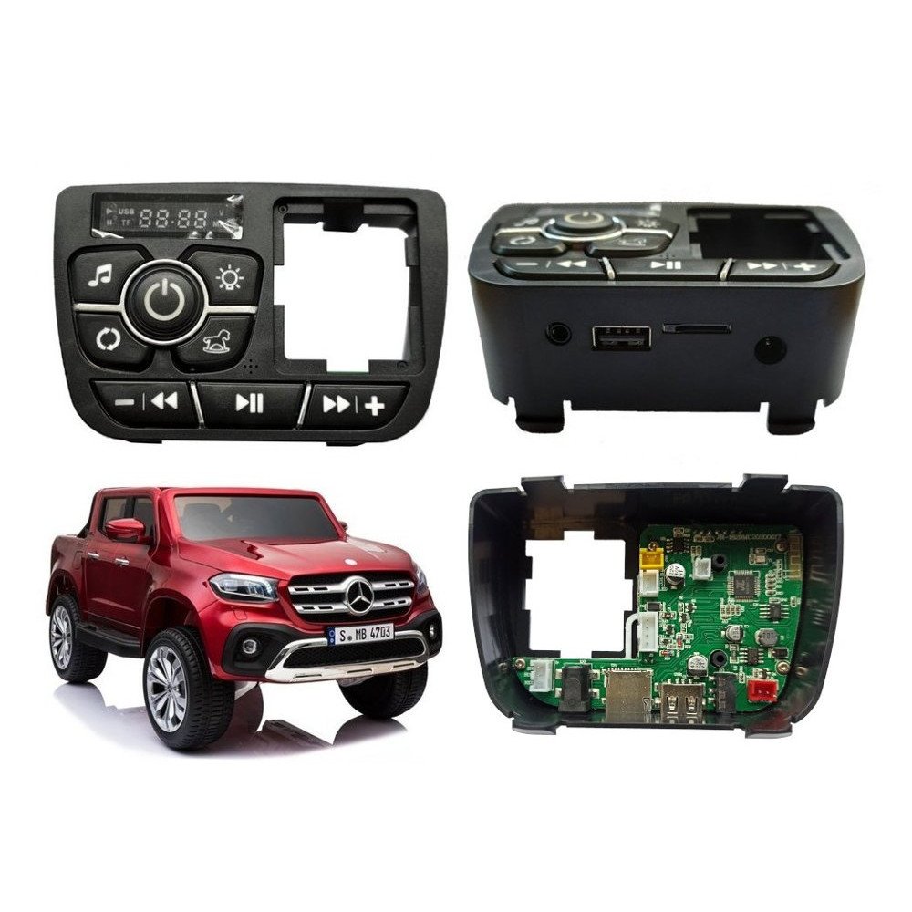 Muzikinis skydelis automobiliui XMX606-Elektromobiliai vaikams, Elektromobilių dalys, LCD, MP4, muzikos skydeliai-e-vaikas
