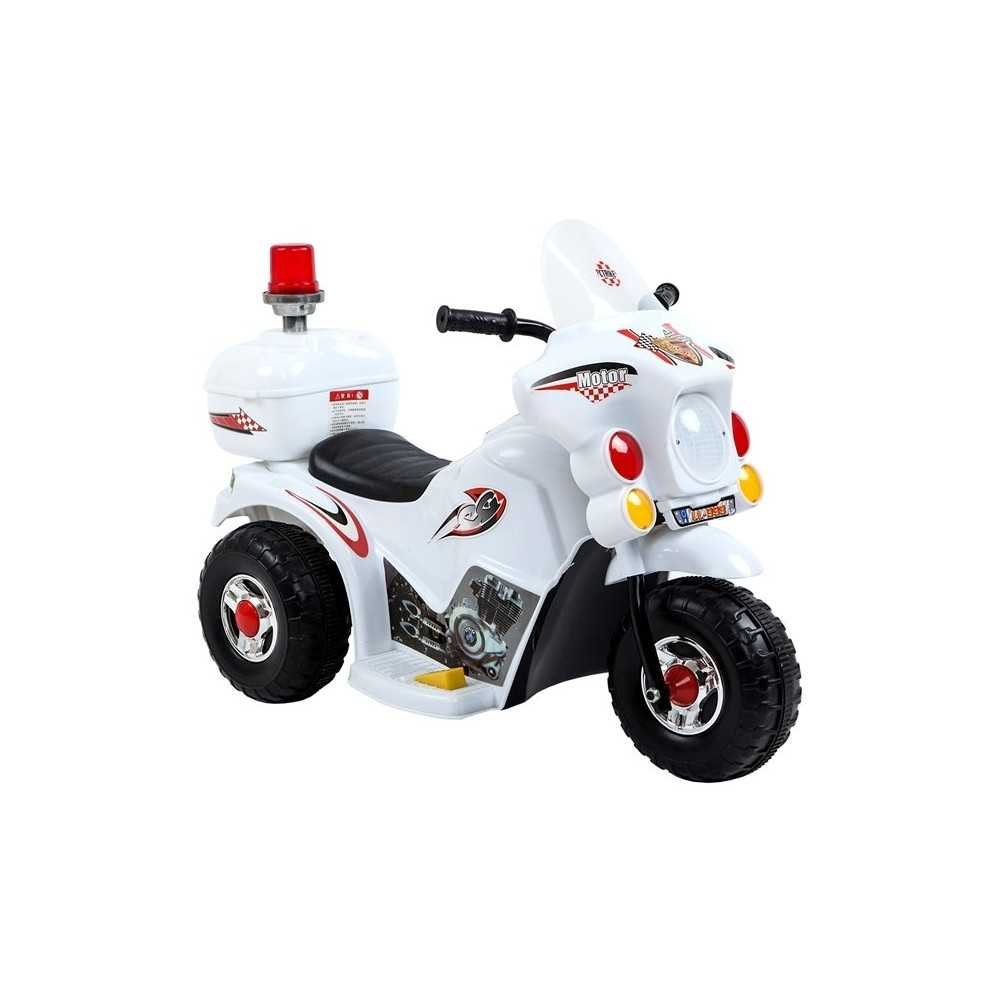 LL999 Electric Ride-On Motorbike White