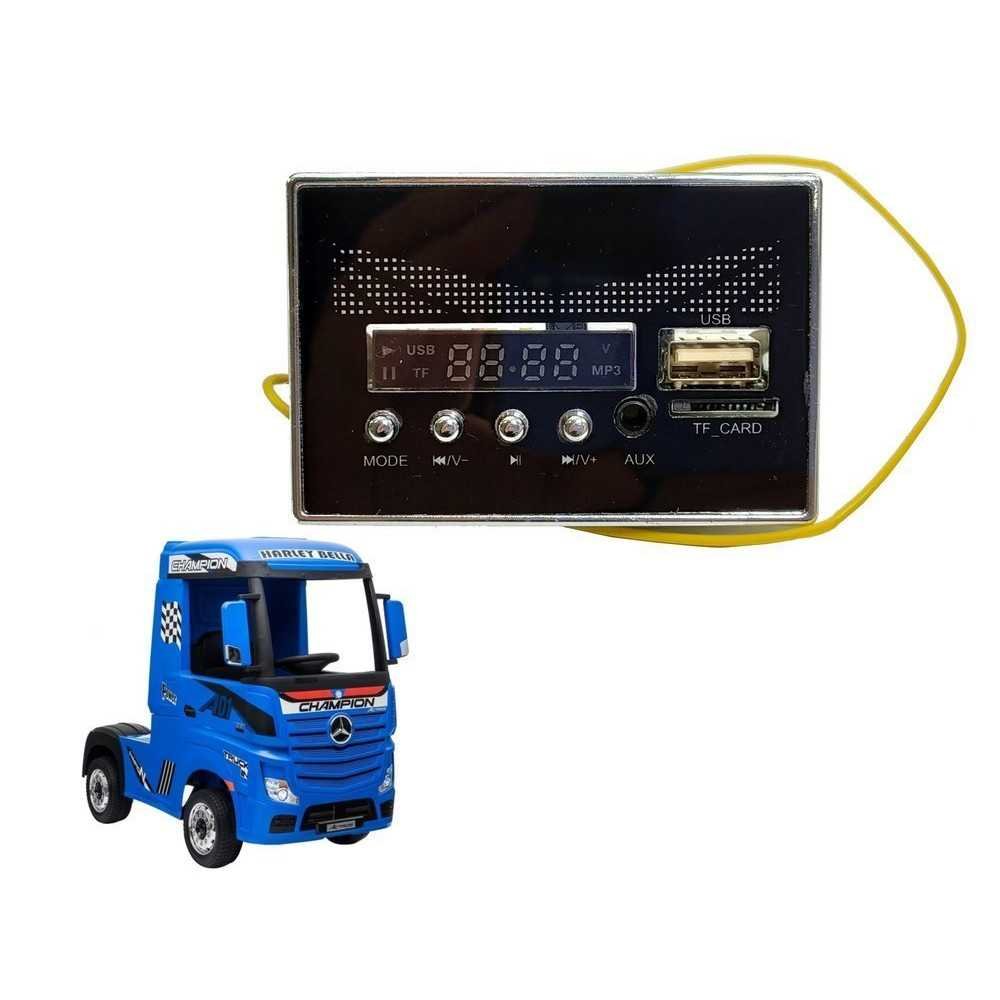 Muzikins skydelis HL358 Actros-Elektromobiliai vaikams, Elektromobilių dalys, LCD, MP4, muzikos skydeliai-e-vaikas