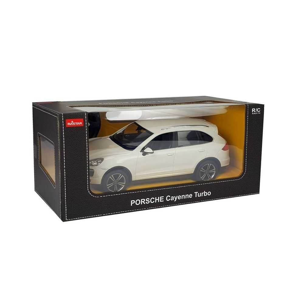 Car R/C Porsche Cayenne Turbo Rastar 1:14 White