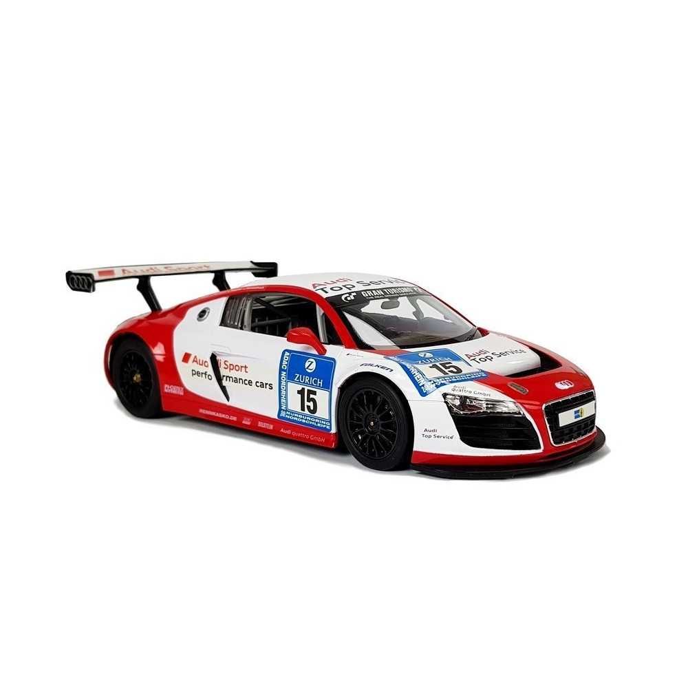 Car R/C Audi R8 LMS Rastar 1:14 White-Red