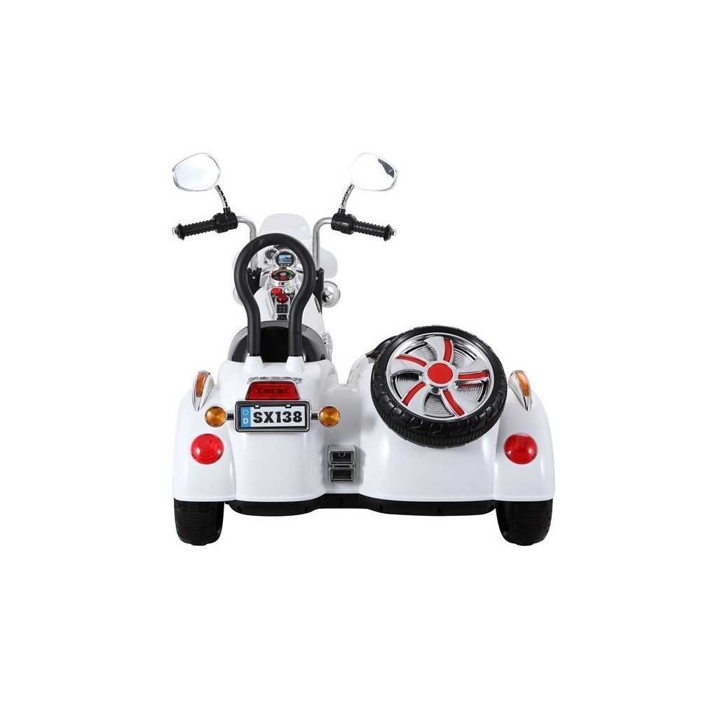 Electric Ride-On Motorbike SX138 White