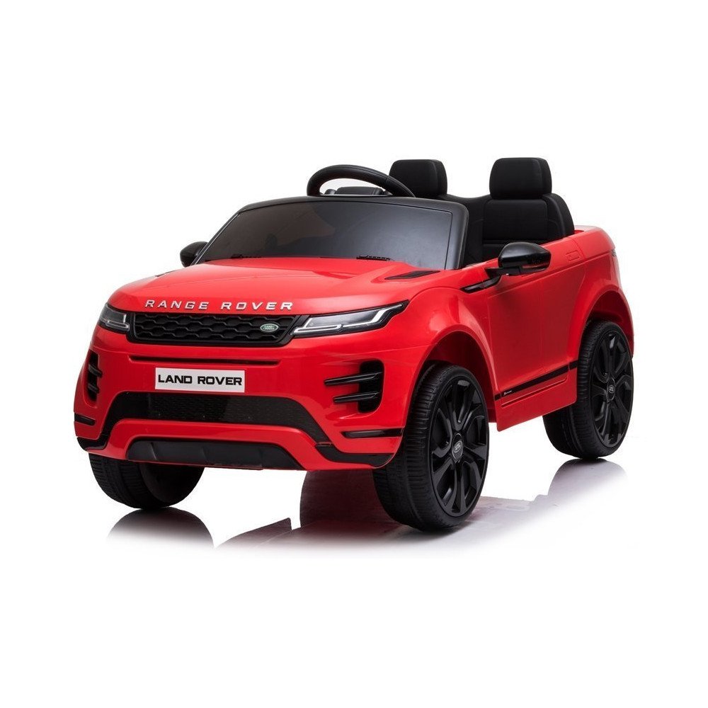 Elektromobilis Range Rover Evoque, raudonas-Elektromobiliai vaikams, Visureigiai-e-vaikas