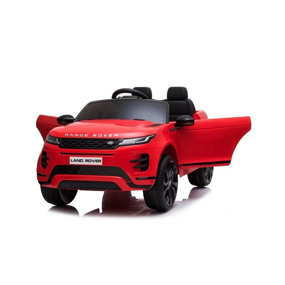 Elektromobilis Range Rover Evoque, raudonas-Elektromobiliai vaikams, Visureigiai-e-vaikas