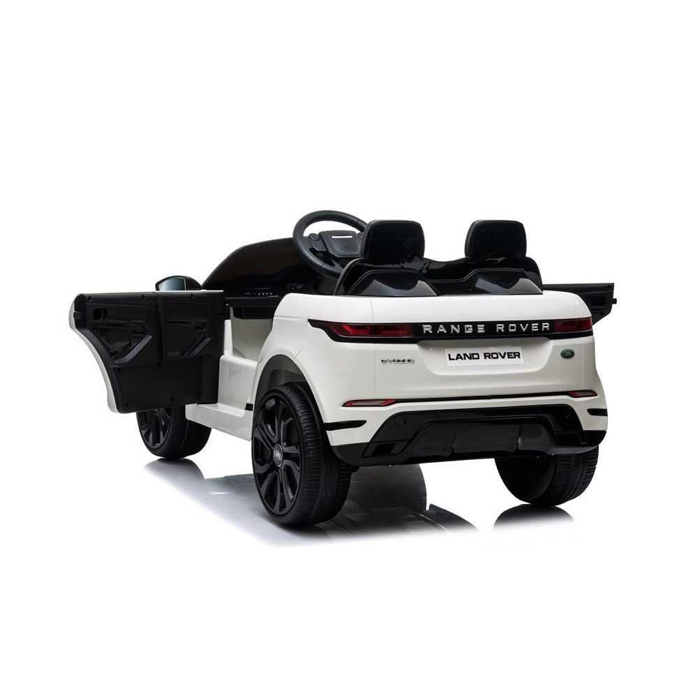 Elektromobilis Range Rover Evoque, White-Elektromobiliai vaikams, Visureigiai-e-vaikas