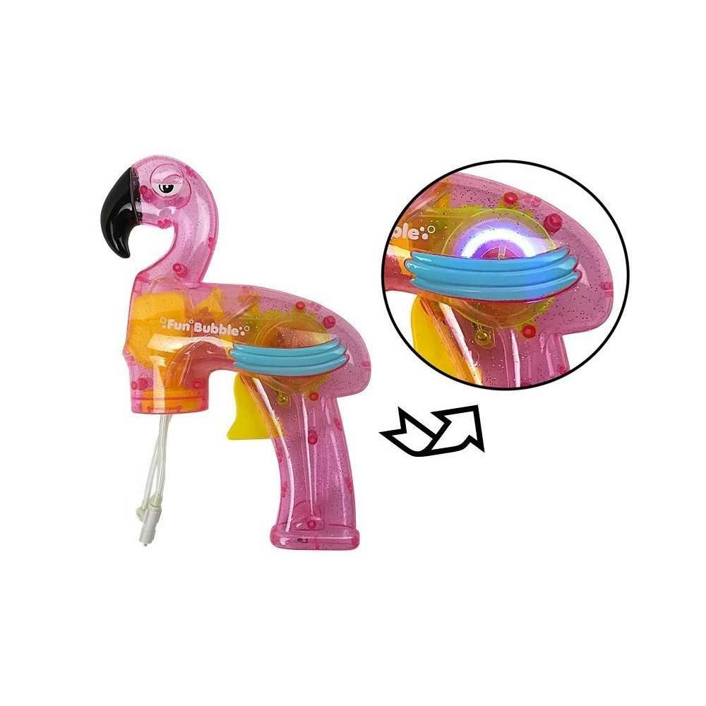 Soap Bubble Gun Flamingo Pink