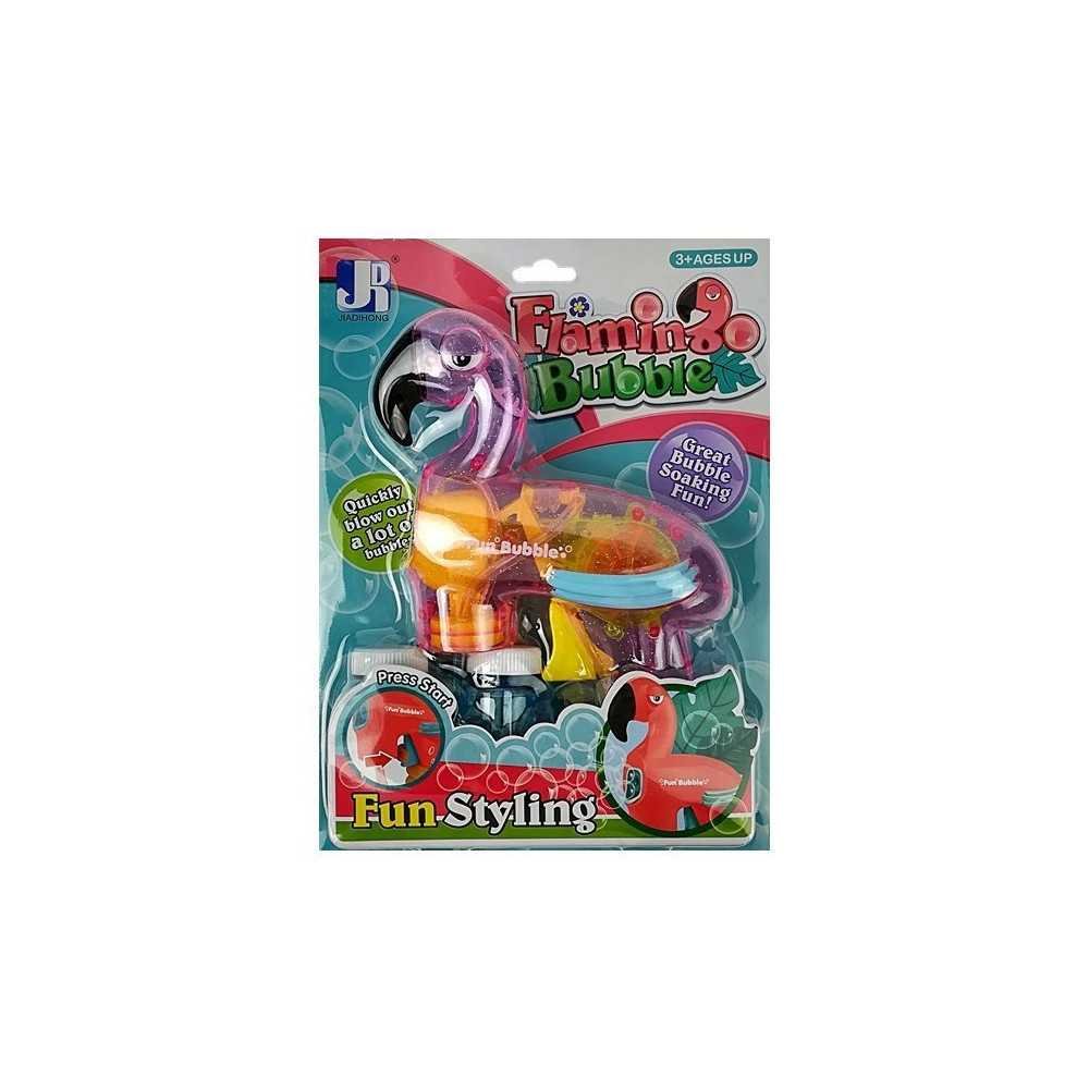 Soap Bubble Gun Flamingo Pink