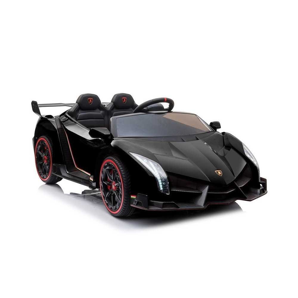 Elektromobilis Lamborghini Veneno, juodas-Elektromobiliai vaikams, Mašinos-e-vaikas