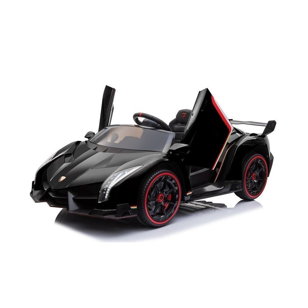 Elektromobilis Lamborghini Veneno, juodas-Elektromobiliai vaikams, Mašinos-e-vaikas
