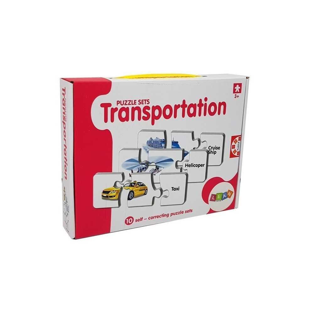 Educational Puzzle Transport Puzzle 10 Connections