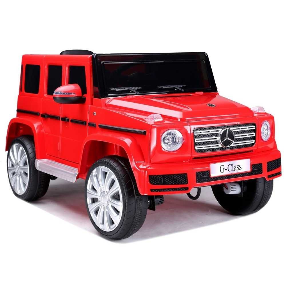 Elektromobilis Mercedes G500 JJ2077, Red-Elektromobiliai vaikams, Visureigiai-e-vaikas