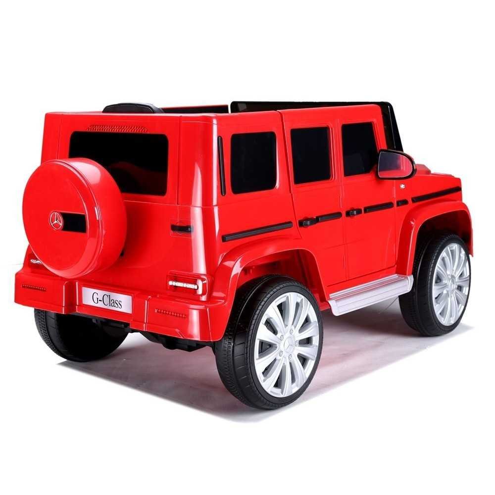 Elektromobilis Mercedes G500 JJ2077, Red-Elektromobiliai vaikams, Visureigiai-e-vaikas