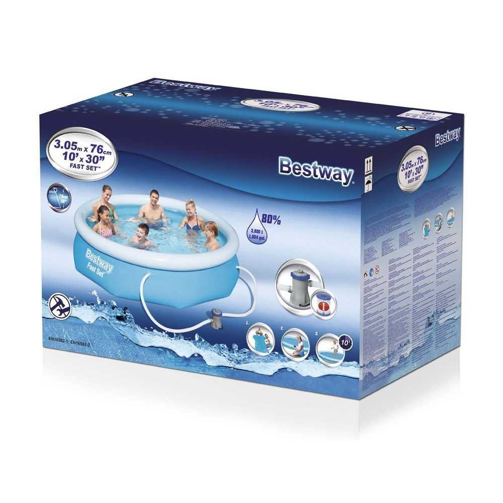 Garden pool 305 x 76 cm, 9in1 Bestway 57270 set