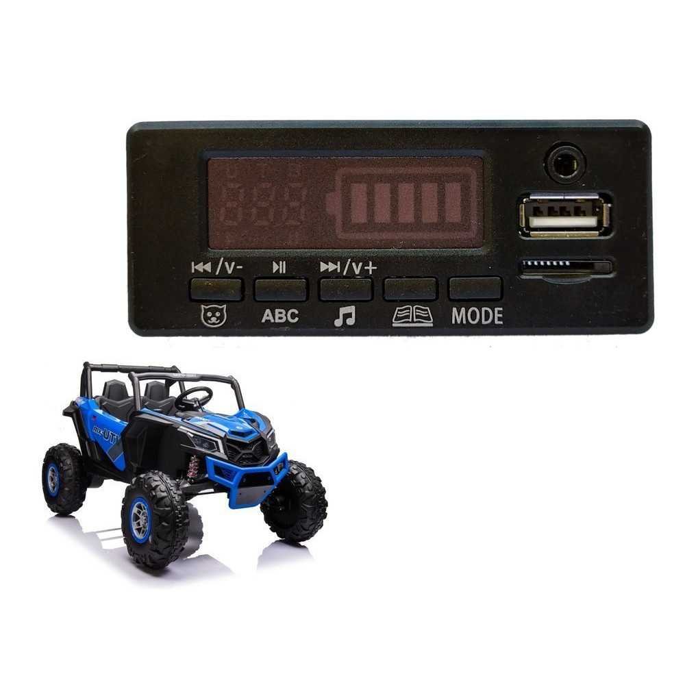 Muzikinis skydelis automobiliui XMX613 24V-Elektromobiliai vaikams, Elektromobilių dalys, LCD, MP4, muzikos skydeliai-e-vaikas