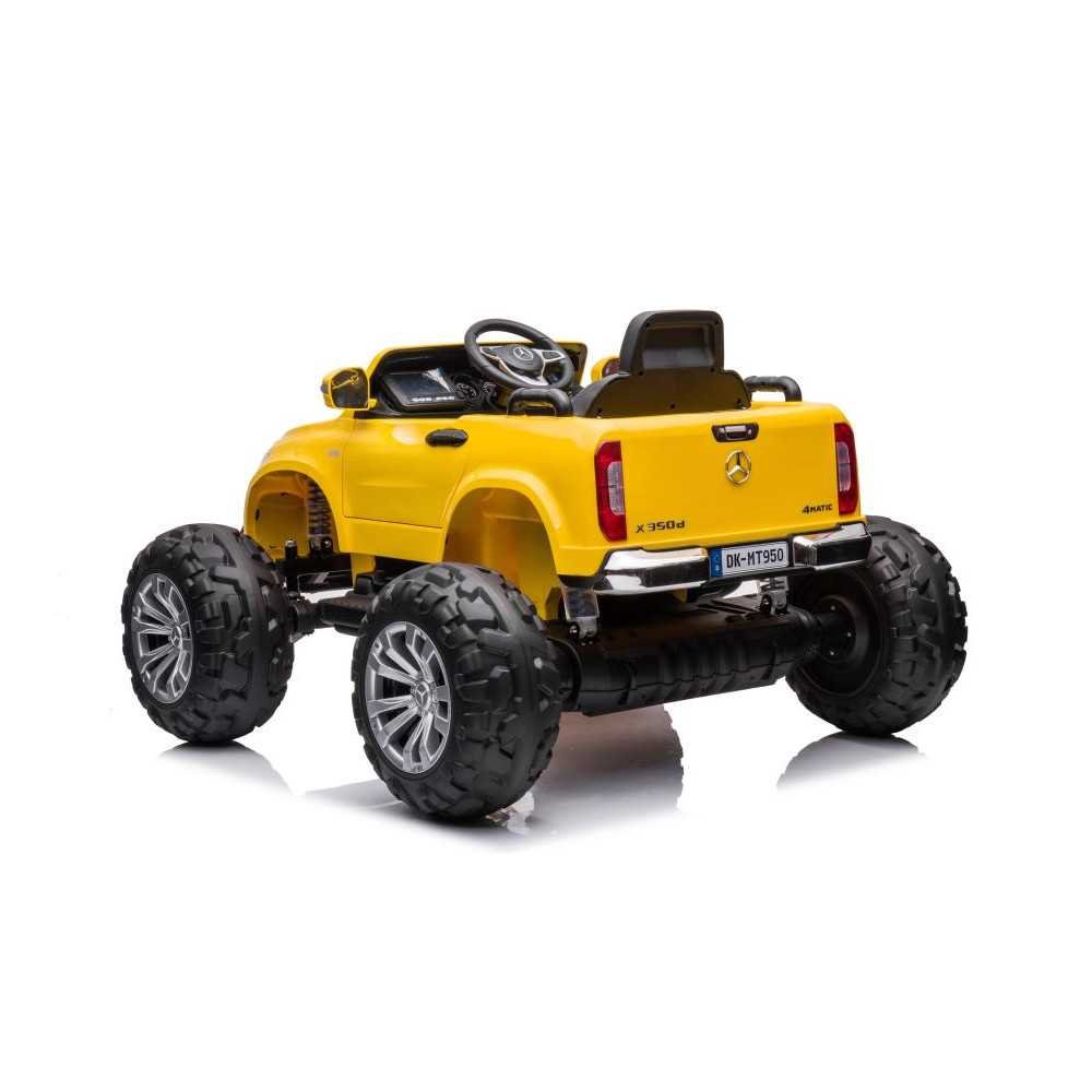 Battery Car Mercedes DK-MT950 4x4 Gold-Yellow Lacquered