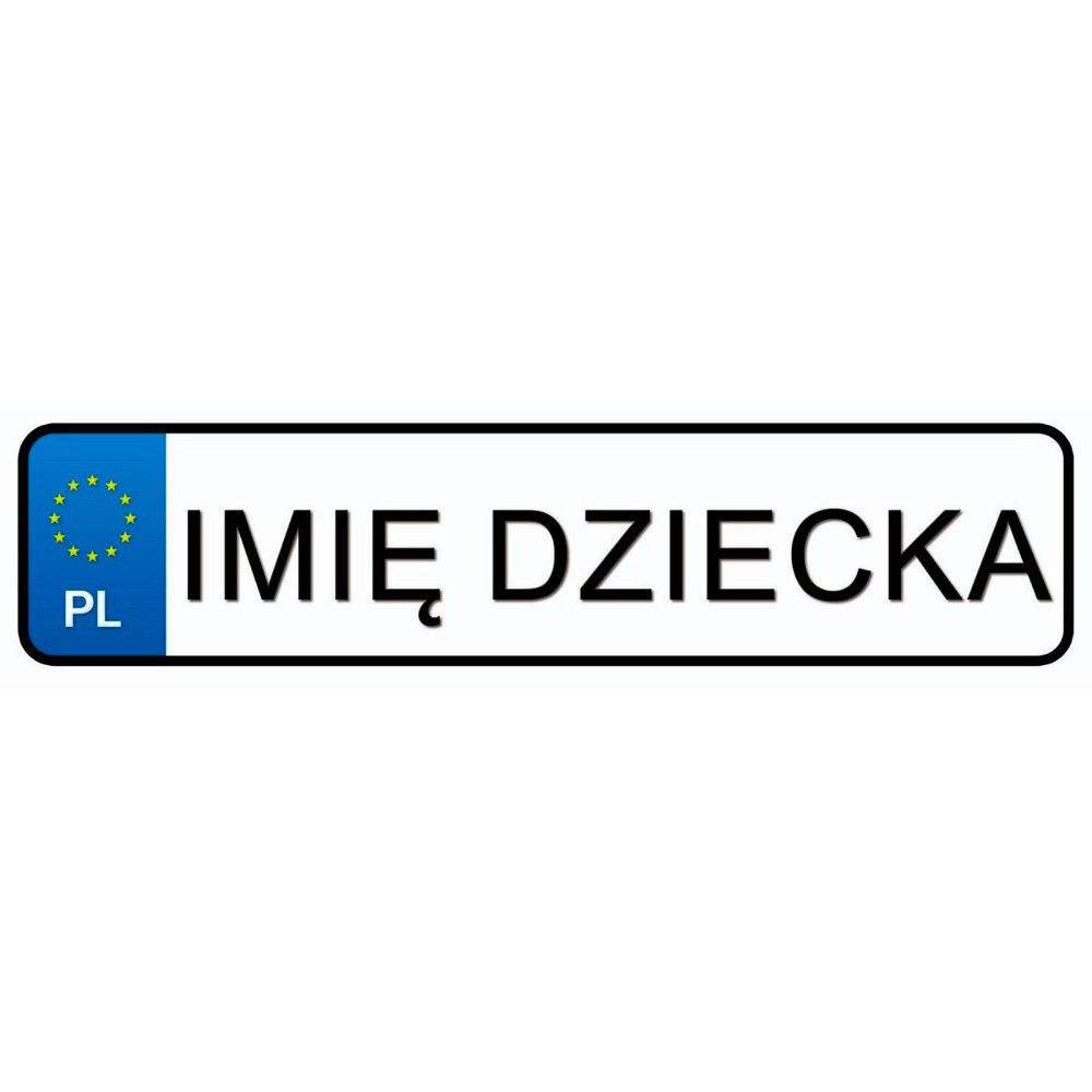 Vairuotojo pažymėjimo numeriai Vaiko vardo lipdukas-Elektromobilių dalys, Priedai, kitos dalys-e-vaikas