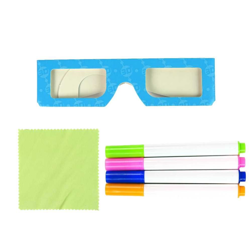 Magic Illuminated 3D Whiteboard Glasses Pink