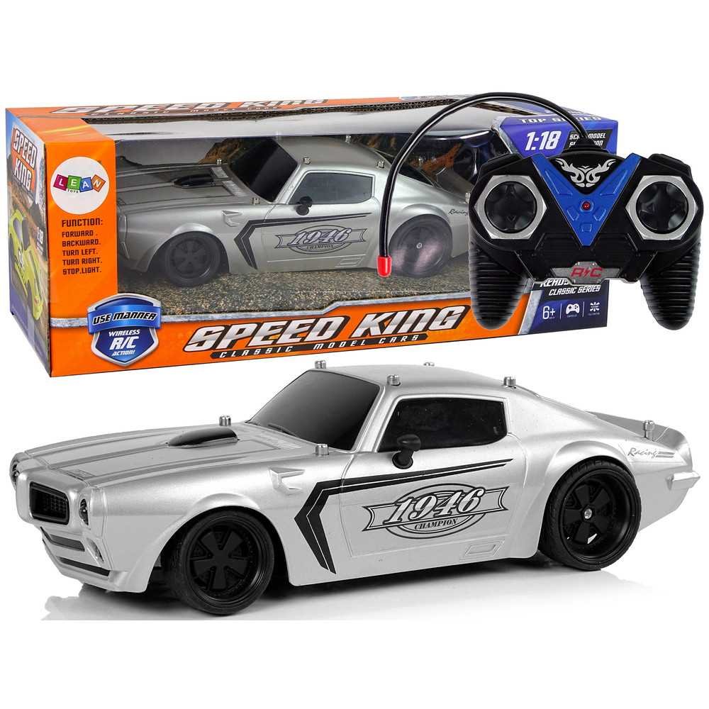 Nuotoliniu būdu valdomas R/C 1:18 Champion Pilot sportinis automobilis, Silver-Žaislai, Auto ir transporto žaislai, Valdomos rad