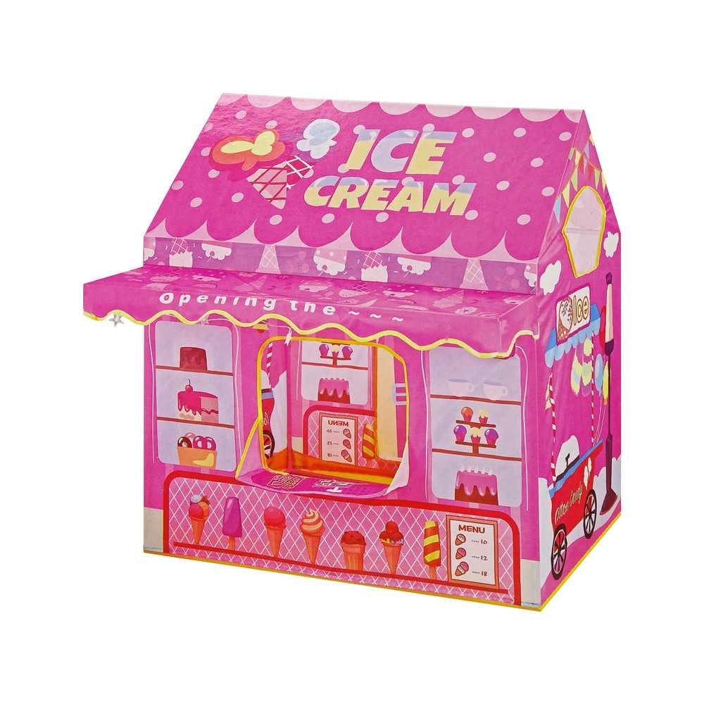 Princess Ice Cream Tent Ice Cream Shop for Kids Pink Lights Stars