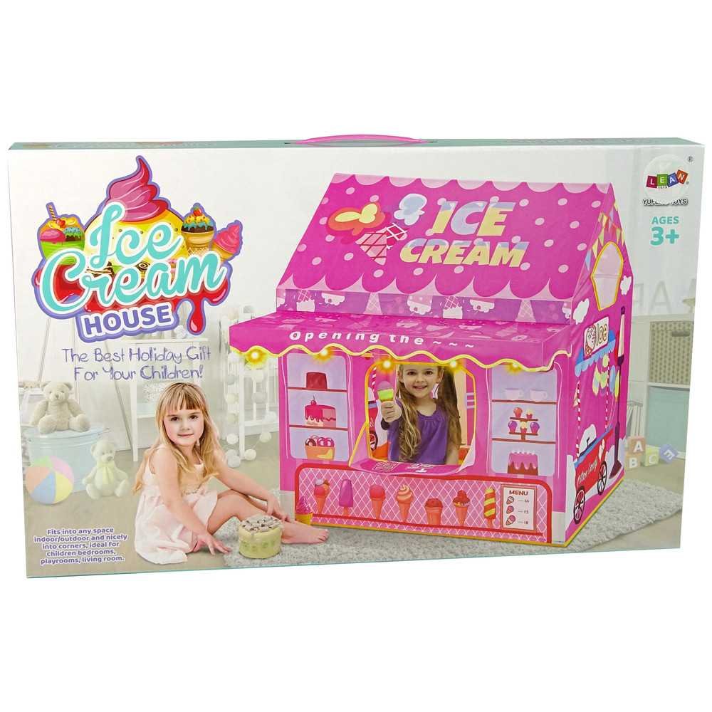 Princess Ice Cream Tent Ice Cream Shop for Kids Pink Lights Stars