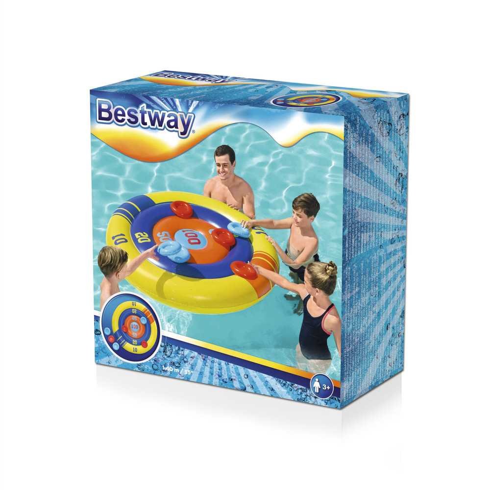 Inflatable Pool Game Arcade Shield, Frisbee 140 cm Bestway 52566