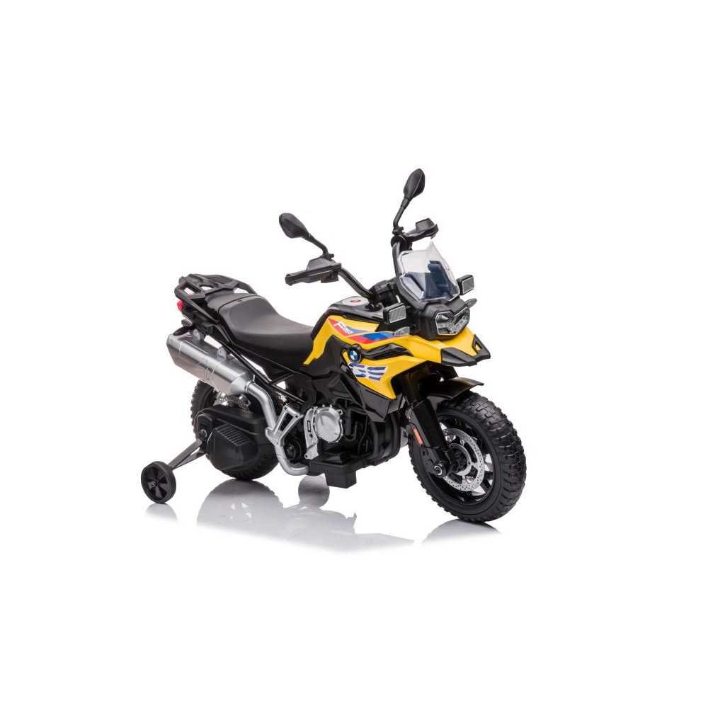 Elektrinis motociklas BMW F850, Yellow-Elektromobiliai vaikams, Motociklai-e-vaikas