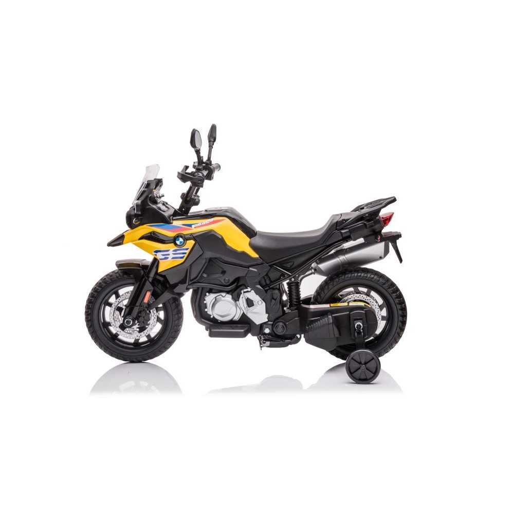 Elektrinis motociklas BMW F850, Yellow-Elektromobiliai vaikams, Motociklai-e-vaikas