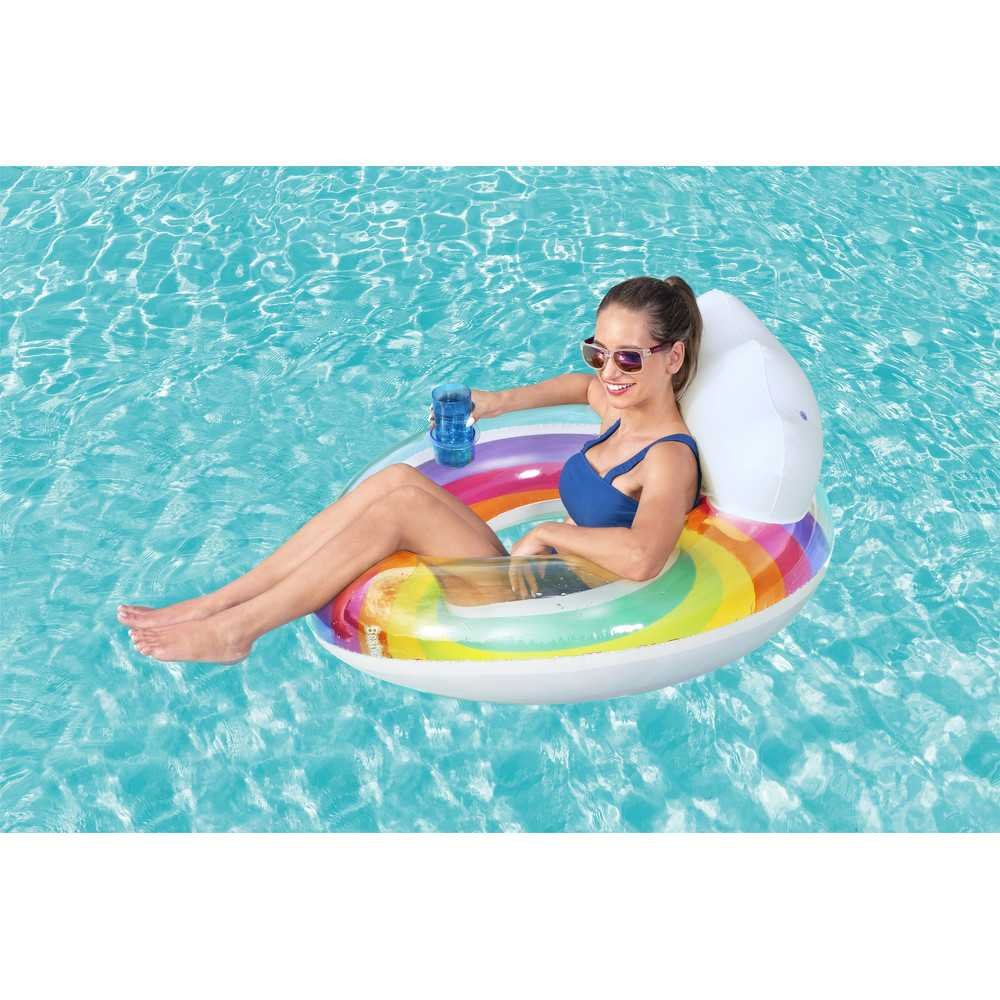 Inflatable Swimming Ring 107 cm Rainbow Bestway 43647