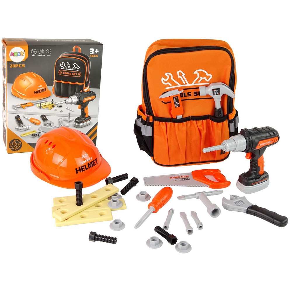 DIY Kit in Backpack Helmet Tools Orange